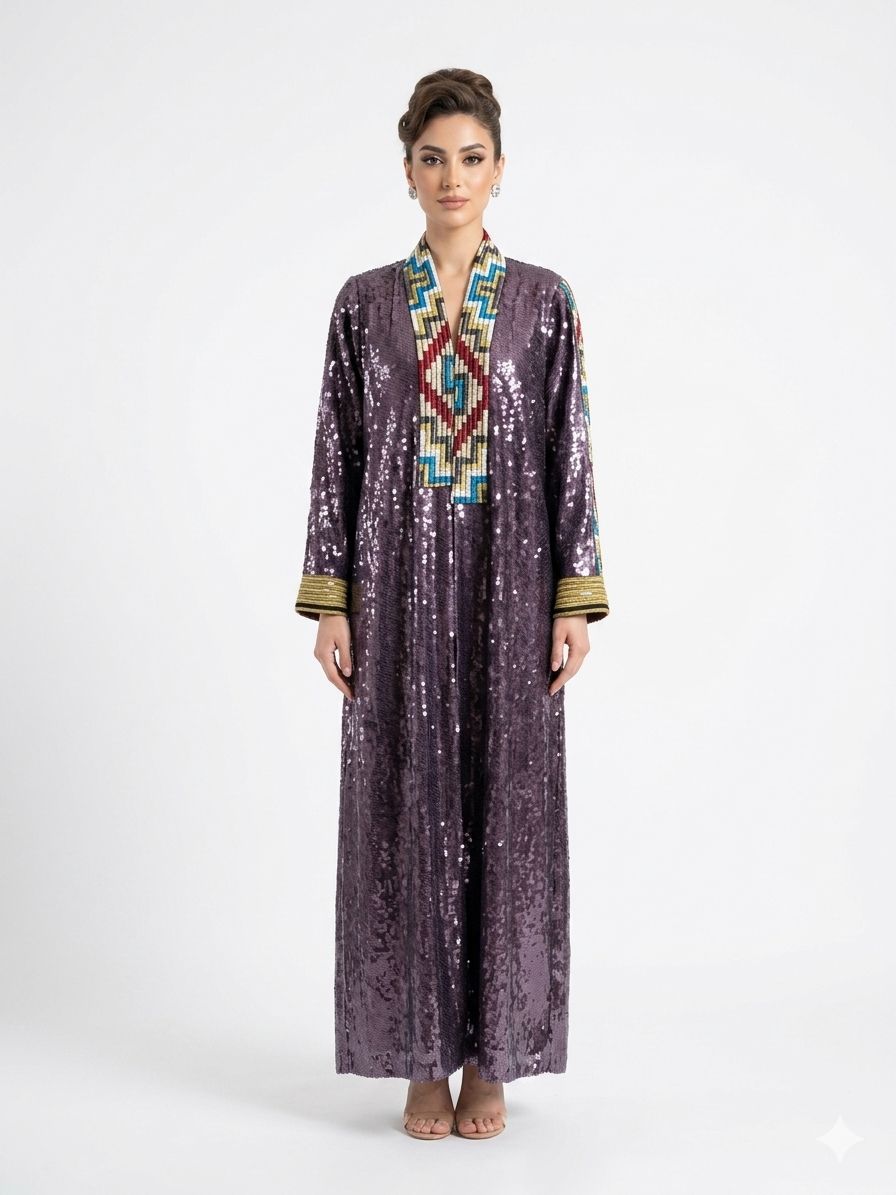 Amethyst Glow Kaftan
