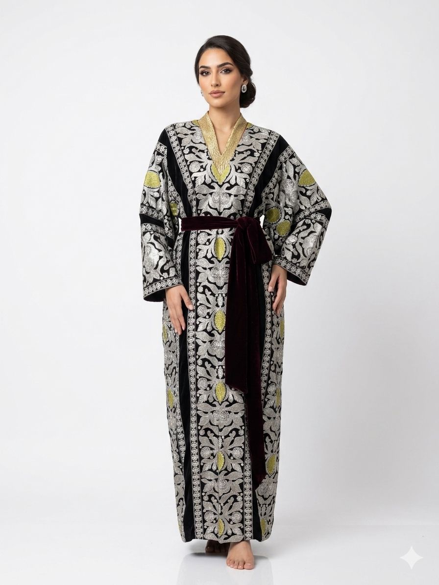 Midnight Velvet Kaftan