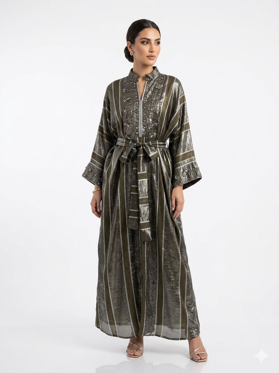 Olive Glow Kaftan
